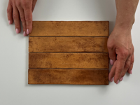 Kalon Terracotta wandtegel 5x25 glans - thumbnail