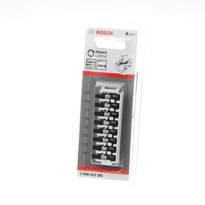 Bosch Accessoires schroefbit impact control t25, 25 mm 8x - 2608522381
