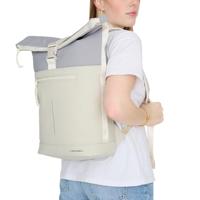 New Rebels Ferron New York Rolltop Rugzak 16L Beige - thumbnail