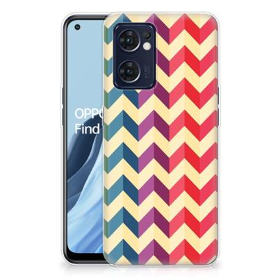 OPPO Reno 7 5G | Find X5 Lite | TPU bumper | Zigzag Multi Color OPPO Reno 7 5G | Find X5 Lite | TPU bumper | Zigzag Multi Color