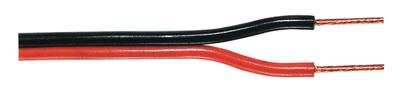 Tasker TASR-C101-0.35 Luidsprekerkabel Op Rol 2x 0.35 Mm² 100 M Zwart/rood