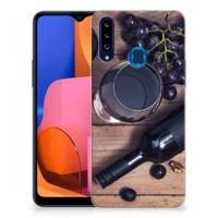 Samsung Galaxy A20s Siliconen Case Wijn - thumbnail