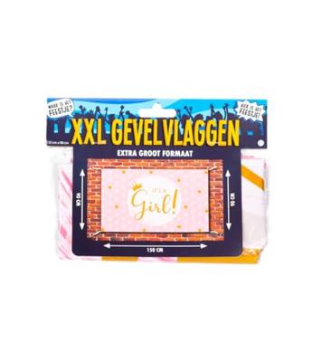 Paperdreams XXL vlag - It&apos;s a girl !