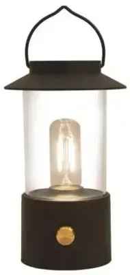 Anna&apos;s Collection Led lantaarn zwart 24x9cm op usb