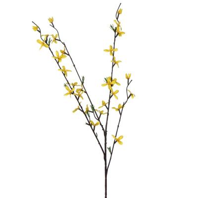 Forsythia kunstbloem 82cm geel