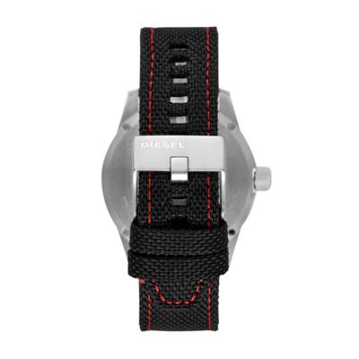 Horlogeband Diesel DZ1906 Textiel Zwart 24mm