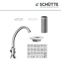 Koudwaterkraan Wastafel Schütte Carneo Hoog Model met Zwaaibare Uitloop Chroom Schütte - thumbnail