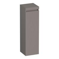 Brauer Joy - Wavy - Hoge Kast - 120 cm - 1 Deur - Greeploos - Rechtsdraaiend - Mat Taupe - thumbnail