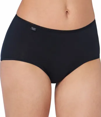 Dames 24/7 midi heup slip - Natural katoen - 48 - Wit | Dames slip - Onderbroek - Ondergoed - 48 - Onderbroek - Ondergoed - 48 - Onderbroek -