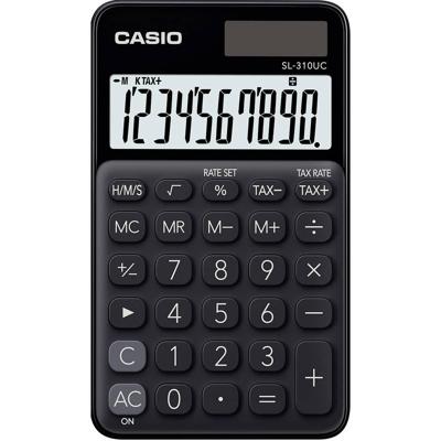Casio zakrekenmachine SL-310UC, zwart Casio zakrekenmachine SL-310UC, zwart