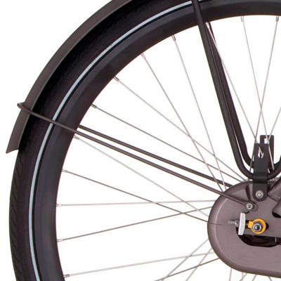 Cortina spatbordstang achter 28 speed matt lava