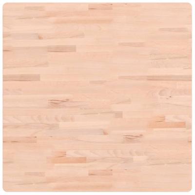 Tafelblad vierkant 80x80x1,5 cm massief beukenhout