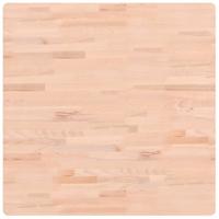 Tafelblad vierkant 80x80x1,5 cm massief beukenhout - thumbnail