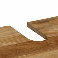 Wastafelkast 62x33x58 cm massief mangohout - thumbnail