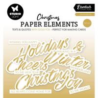 Studio Light • essentials paper elements gold sentiments trendy - thumbnail