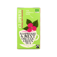 Clipper Framboos mint green tea bio 20 Zakjes - thumbnail