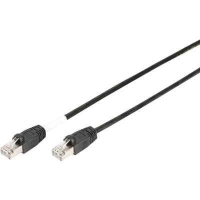 Digitus DK-1644-050/BL-OD RJ45 Netwerkkabel, patchkabel CAT 6 S/FTP 5.00 m Zwart UV-bestendig, Verdraaide paren 1 stuk(s) Digitus DK-1644-050/BL-OD RJ45 Netwerkkabel, patchkabel CAT 6 S/FTP 5.00 m Zwart UV-bestendig, Verdraaide paren 1 stuk(s)