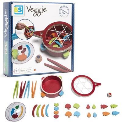 BS Toys match the veggie houten groenten spel, 30dlg.