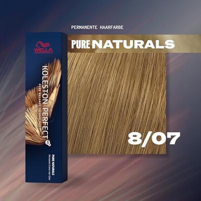 Wella Professionals Koleston Perfect Me+ Permanent Creme Colour 8/07 Light Blonde Natural Brown 60ml