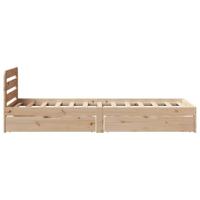 Bedframe zonder matras massief grenenhout 90x200 cm - thumbnail