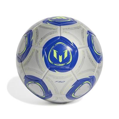 adidas Messi League Voetbal Maat 5 Zilver Donkerblauw Geel