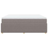 Boxspring met matras stof taupe 180x200 cm - thumbnail