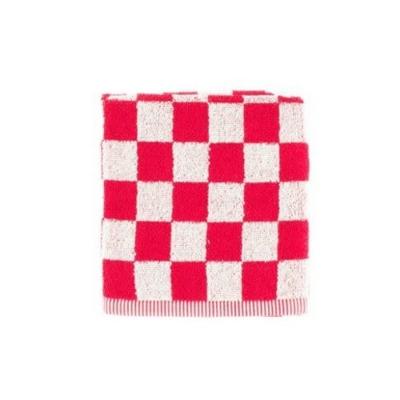Bunzlau Castle - Handdoek 53x60cm Block rood (GOTS)