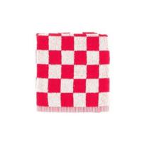 Bunzlau Castle - Handdoek 53x60cm Block rood (GOTS) - thumbnail