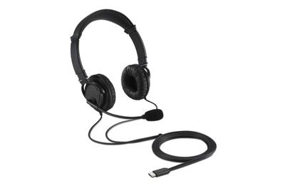 Hoofdtelefoon met microfoon Kensington Zwart