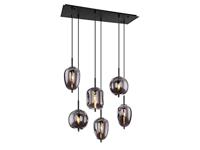 Globo Design hanglampBlacky zwart - 15345-6 - thumbnail