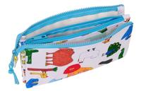 Pennenetui met 2 vakken Algo de Jaime Wit 22 x 12 x 3 cm - thumbnail