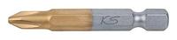 KS Tools 911.2647 9112647 Kruis-bit PH 3 Speciaal staal Titanium gecoat C 6.3 5 stuk(s) - thumbnail