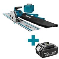 Makita DSP601ZJU2 - 2x18v Accu Invalcirkelzaag 165 mm Zonder accu's en lader, in Mbox met AWS zender - thumbnail