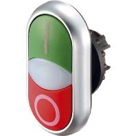 Eaton 216708 M22-DDL-WS-GB1/GB0 Dubbele drukknop Kunststof frontring 1 stuk(s)