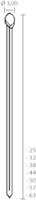 Union nagel DA25 vz schuin (4000st) - thumbnail