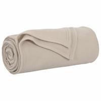 VidaXL Kleden 24 pcs beige 170 x 130 cm fleece - thumbnail