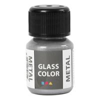 Creativ Company Glass color metal verf - zilver, 30ml - thumbnail