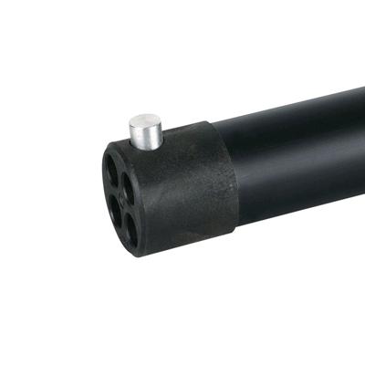 Wentex Pipe and drape staander 120cm zwart