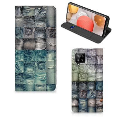 Hippe Standcase Samsung Galaxy A42 Spijkerbroeken Hippe Standcase Samsung Galaxy A42 Spijkerbroeken