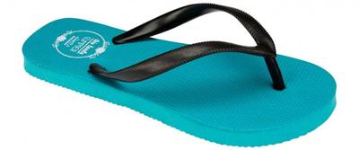 Waimea teenslippers junior print blauw aqua zwart maat 33
