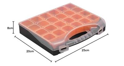 Alutec Assortimentskoffer-set (l x b x h) 322 x 279 x 297 mm Aantal vakken: 16 Variabele onderverdeling Inhoud 1 stuk(s) - thumbnail