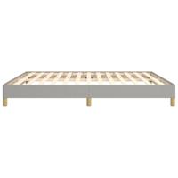 Bedframe zonder matras stof lichtgrijs 180x200 cm - thumbnail