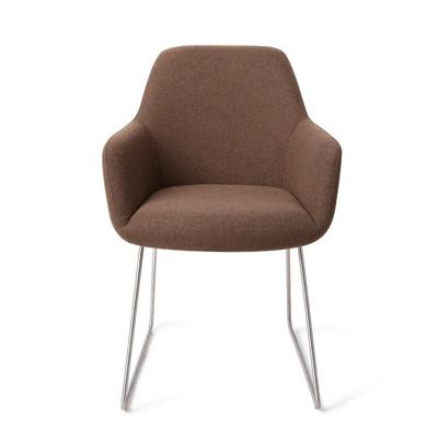 Jesper Home Eetkamerstoel 'Hiroo' Slide Steel, kleur Rustic Rye