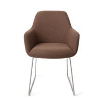 Jesper Home Eetkamerstoel 'Hiroo' Slide Steel, kleur Rustic Rye - thumbnail