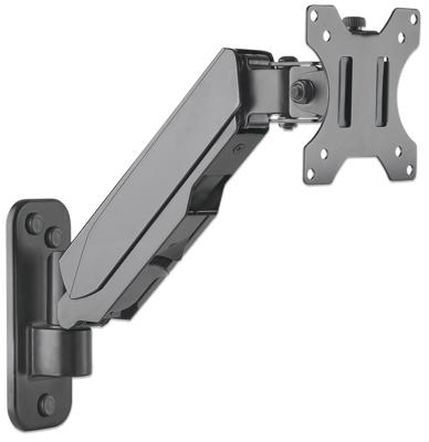 Manhattan 461603 Monitor-wandbeugel 1-voudig 43,2 cm (17) - 81,3 cm (32) Zwart Draaibaar, In hoogte verstelbaar, Kantelbaar, Zwenkbaar, Roteerbaar Manhattan 461603 Monitor-wandbeugel 1-voudig 43,2 cm (17) - 81,3 cm (32) Zwart Draaibaar, In hoogte verstelbaar, Kantelbaar, Zwenkbaar, Roteerbaar