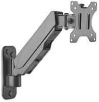 Manhattan 461603 Monitor-wandbeugel 1-voudig 43,2 cm (17) - 81,3 cm (32) Zwart Draaibaar, In hoogte verstelbaar, Kantelbaar, Zwenkbaar, Roteerbaar - thumbnail