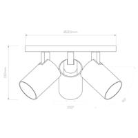 Astro - Ascoli Triple Round Spot/Plafondlamp - thumbnail