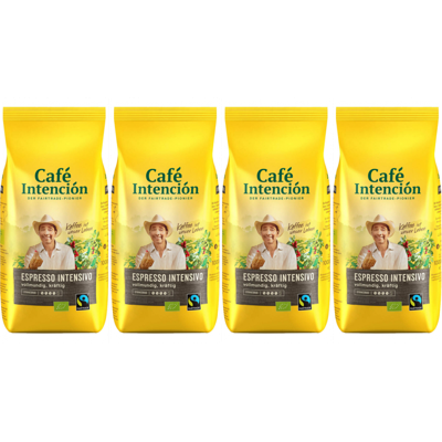 Café Intención Intensivo - koffiebonen - 4 x 1 kilo Café Intención Intensivo - koffiebonen - 4 x 1 kilo