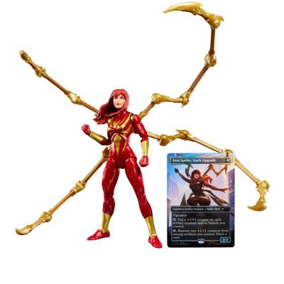 Marvel Legends Magic: The Gathering actiefiguur Mary Jane Watson Iron Spider + exclusieve foliekaart - 15 cm Marvel Legends Magic: The Gathering actiefiguur Mary Jane Watson Iron Spider + exclusieve foliekaart - 15 cm