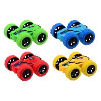 Johntoy Flip over frictie auto kleur, 8,5cm - thumbnail